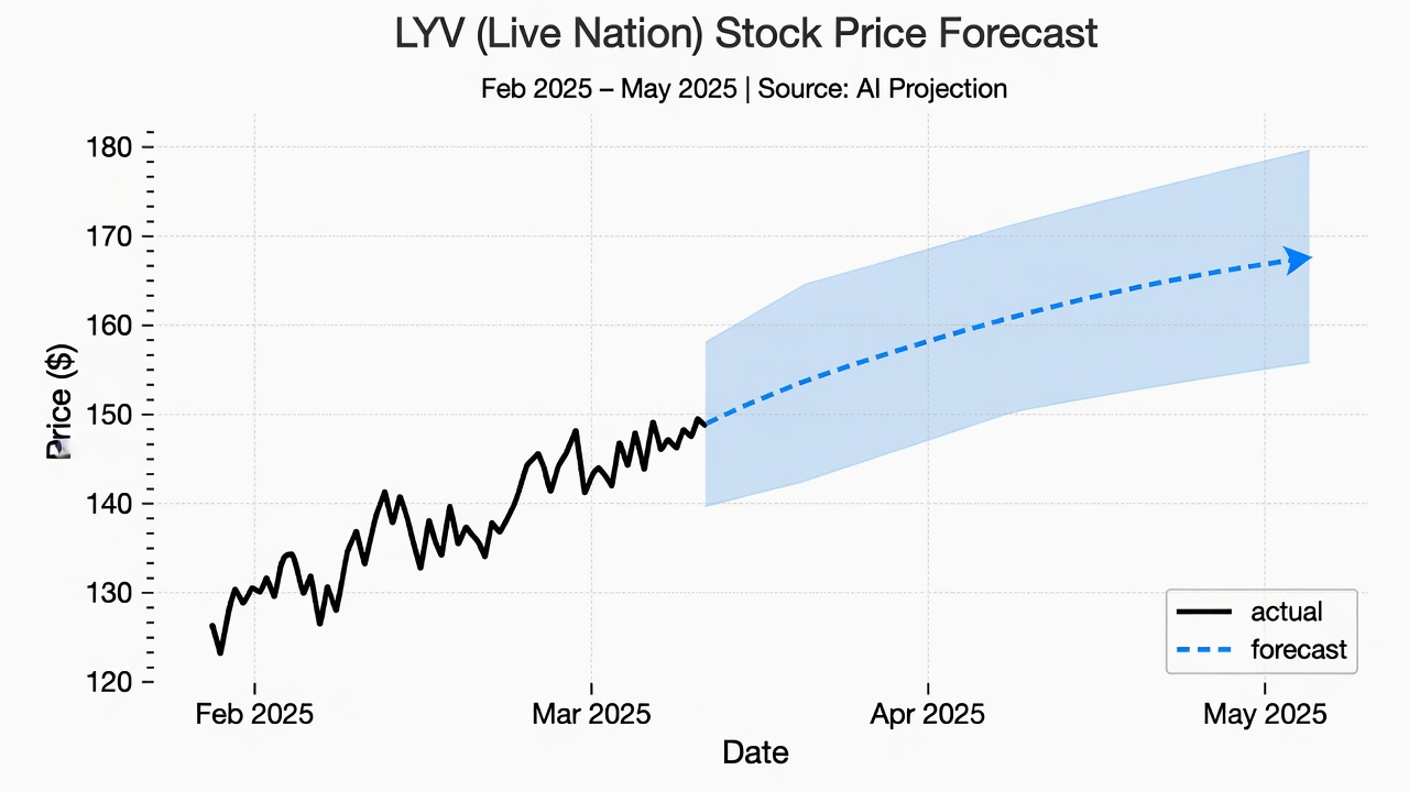 AI-generated narrative forecast chart illustration