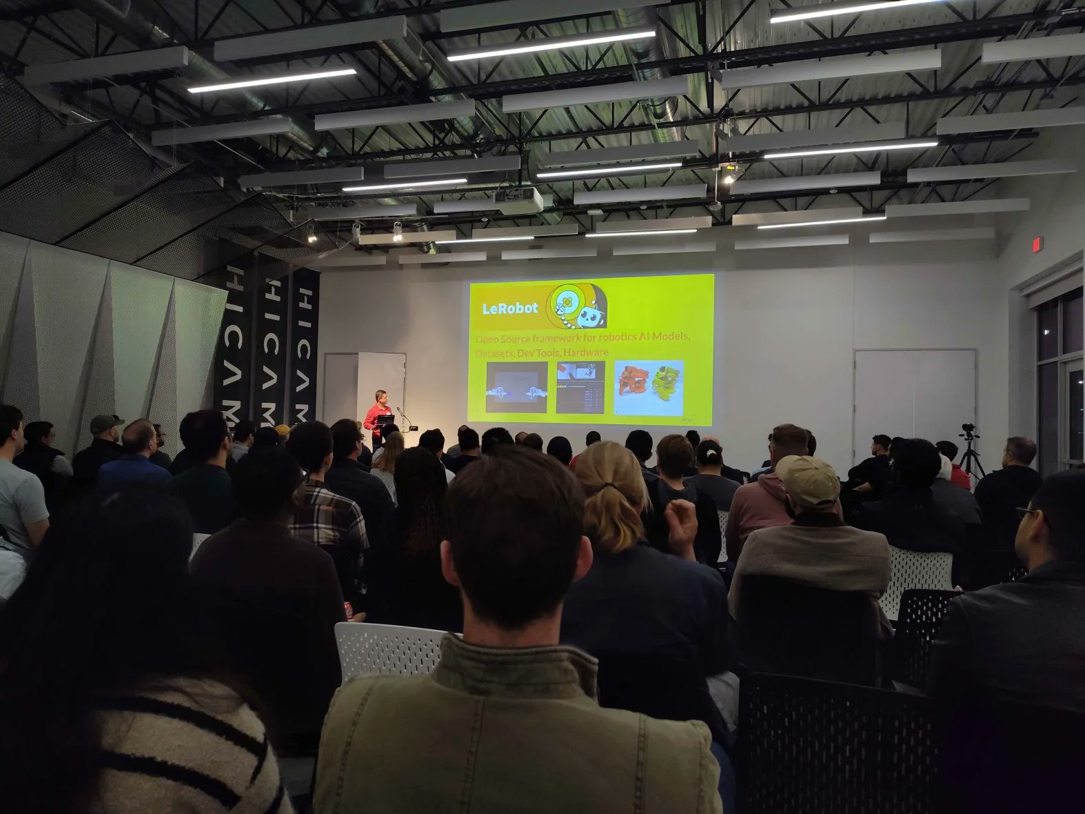 Austin Robotics AI Meetup with over 200 attendees - founders, builders, investors, students